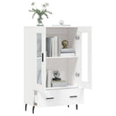 skab 69,5x31x115 cm konstrueret træ hvid