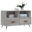 tv-bord 80x36x50 cm konstrueret træ grå sonoma-eg