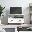 tv-bord 80x36x50 cm konstrueret træ hvid