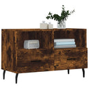 tv-bord 80x36x50 cm konstrueret træ røget egetræsfarve