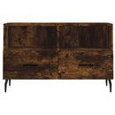 tv-bord 80x36x50 cm konstrueret træ røget egetræsfarve