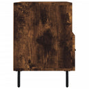 tv-bord 80x36x50 cm konstrueret træ røget egetræsfarve