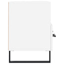 tv-bord 80x36x50 cm konstrueret træ hvid