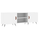 tv-bord 150x30x50 cm konstrueret træ hvid