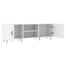 tv-bord 150x30x50 cm konstrueret træ hvid