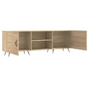 tv-bord 150x30x50 cm konstrueret træ sonoma-eg