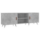 tv-bord 150x30x50 cm konstrueret træ betongrå
