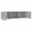 tv-bord 150x30x50 cm konstrueret træ betongrå