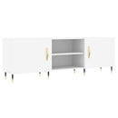 tv-bord 150x30x50 cm konstrueret træ hvid