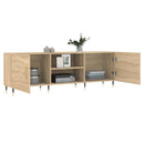 tv-bord 150x30x50 cm konstrueret træ sonoma-eg