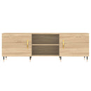 tv-bord 150x30x50 cm konstrueret træ sonoma-eg