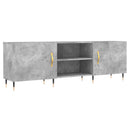 tv-bord 150x30x50 cm konstrueret træ betongrå
