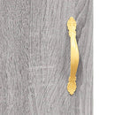 tv-bord 150x30x50 cm konstrueret træ grå sonoma-eg