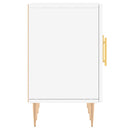 tv-bord 150x30x50 cm konstrueret træ hvid