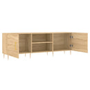 tv-bord 150x30x50 cm konstrueret træ sonoma-eg