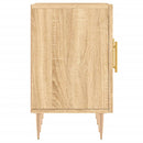 tv-bord 150x30x50 cm konstrueret træ sonoma-eg