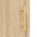 tv-bord 150x30x50 cm konstrueret træ sonoma-eg