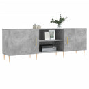 tv-bord 150x30x50 cm konstrueret træ betongrå