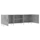 tv-bord 150x30x50 cm konstrueret træ betongrå