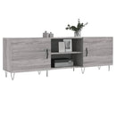 tv-bord 150x30x50 cm konstrueret træ grå sonoma-eg