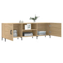 tv-bord 150x30x50 cm konstrueret træ sonoma-eg