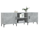 tv-bord 150x30x50 cm konstrueret træ betongrå