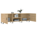 tv-bord 150x30x50 cm konstrueret træ sonoma-eg