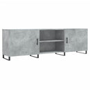 tv-bord 150x30x50 cm konstrueret træ betongrå