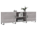 tv-bord 150x30x50 cm konstrueret træ grå sonoma-eg
