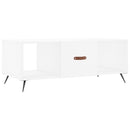 sofabord 102x50x40 cm konstrueret træ hvid