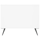 sofabord 102x50x40 cm konstrueret træ hvid