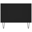sofabord 102x50x40 cm konstrueret træ sort