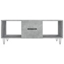 sofabord 102x50x40 cm konstrueret træ betongrå