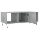 sofabord 102x50x40 cm konstrueret træ betongrå