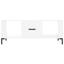 sofabord 102x50x40 cm konstrueret træ hvid