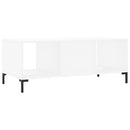 sofabord 102x50x40 cm konstrueret træ hvid