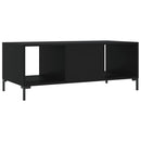 sofabord 102x50x40 cm konstrueret træ sort