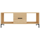 sofabord 102x50x40 cm konstrueret træ sonoma-eg