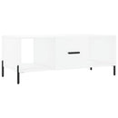sofabord 102x50x40 cm konstrueret træ hvid