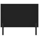 sofabord 102x50x40 cm konstrueret træ sort