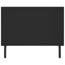 sofabord 102x50x40 cm konstrueret træ sort
