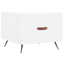 sofaborde 2 stk. 50x50x40 cm konstrueret træ hvid