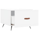 sofaborde 2 stk. 50x50x40 cm konstrueret træ hvid