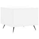 sofaborde 2 stk. 50x50x40 cm konstrueret træ hvid
