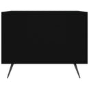 sofabord 50x50x40 cm konstrueret træ sort
