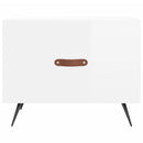 sofaborde 2 stk. 50x50x40 cm konstrueret træ hvid højglans