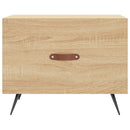 sofaborde 2 stk. 50x50x40 cm konstrueret træ sonoma-eg