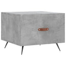 sofabord 50x50x40 cm konstrueret træ betongrå