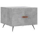 sofaborde 2 stk. 50x50x40 cm konstrueret træ betongrå