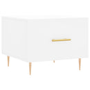 sofabord 50x50x40 cm konstrueret træ hvid